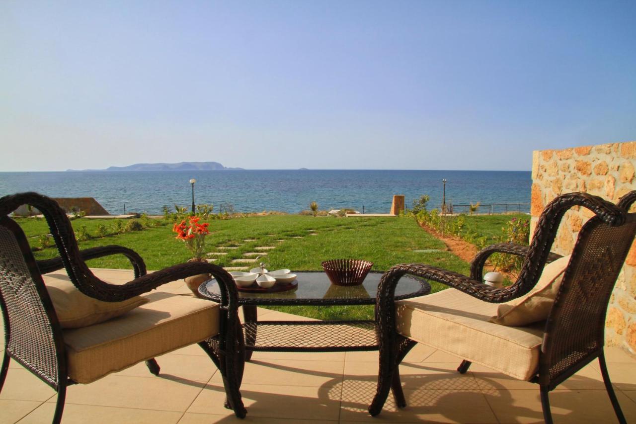 Sea View Beachfront Villa Maria Gouves Exterior foto