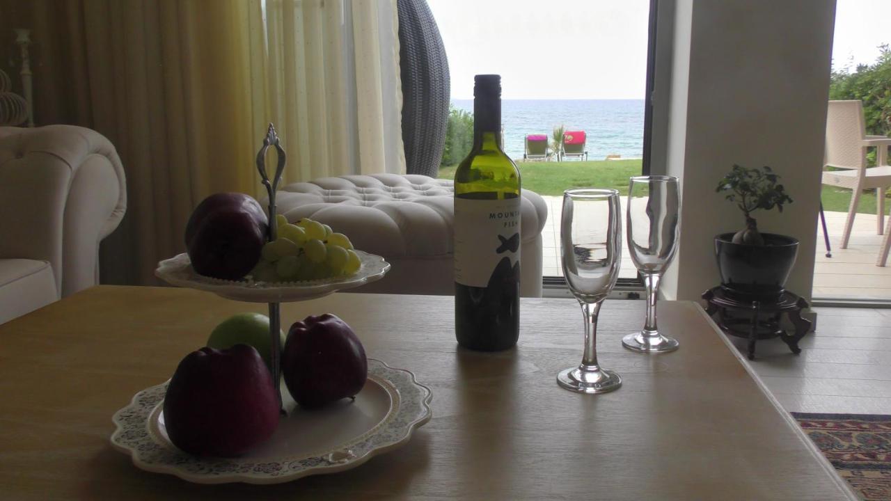 Sea View Beachfront Villa Maria Gouves Exterior foto
